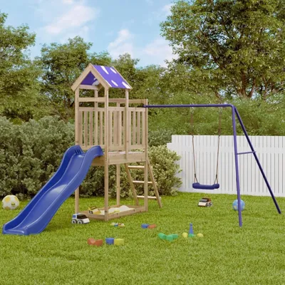 Produktbild von Möbel Spielturm Imprägniertes Kiefernholz - Schaukeln 3279078
