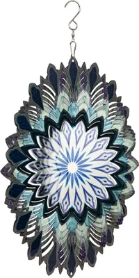 Produktbild von 3D Windspiel aus Edelstahl zum Hängen Durchmesser 30 cm