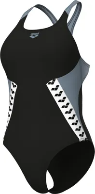 Produktbild von arena Stripe Badeanzug Pro Back für Damen, Farbe:Schwarz, Größe:36