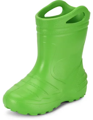 Produktbild von Ladeheid Kinder Mädchen Jungen federleichte Eva Gummistiefel KL051-S (Grün, 35 EU)