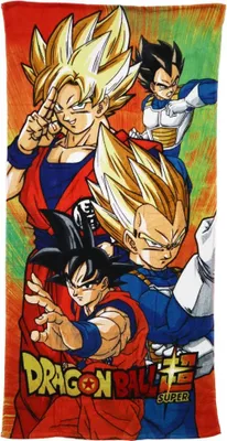 Produktbild von Dragonball Z Goku Strandtuch Badetuch 70x140 cm 100% Baumwolle