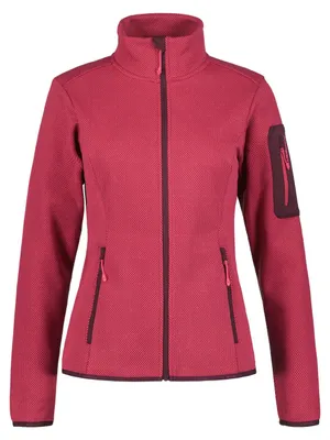 Produktbild von Icepeak Bowersville Strickfleecejacke für Damen ohne Kapuze, Farbe:Dunkelblau, Größe:XXL