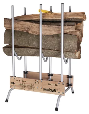 Produktbild von wolfcraft Sägebock - Klappbarer Holzbock für Kettensäge - 150 kg Tragkraft