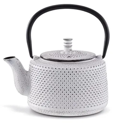 Gusseiserne Teekanne 0,8 l mit Teesieb