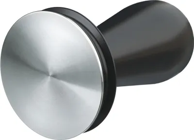 Produktbild von scarlet espresso | Tamper »Nero« für Barista; mit ergonomischem Aluminiumgriff und Edelstahlbasis , Größe:58 mm, Farbe:Schwarz