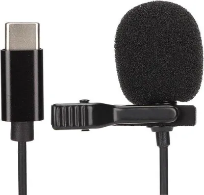 Image de Microphone cravate professionnel filaire avec pince et réduction du bruit