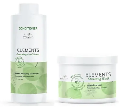 Produktbild von Wella Elements Renewing Conditioner 1000ml + Wella Elements Renewing Mask 500ml