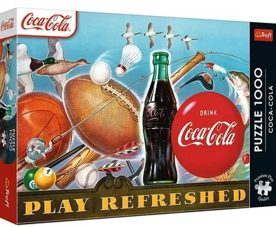 Immagine prodotto di Puzzle - 1000 Premium Plus - Coca-cola: Un momento di ristoro - Trefl 12101