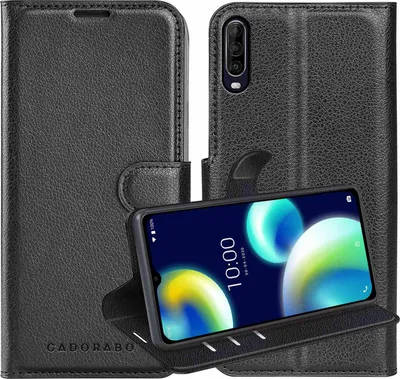 Obrázek produktu pro Cadorabo pouzdro pro WIKO VIEW 4 LITE v barvě PHANTOM BLACK Ochranný kryt s magnetickým zavíráním, funkcí stojánku a slotem na karty Flipové pouzdro Etui Handy Klapp Hülle Book Tasche