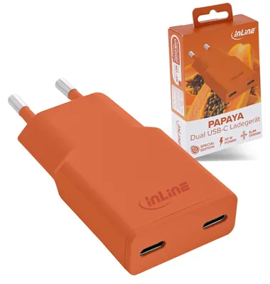 Productafbeelding van InLine 31590O, Interne, AC, 20 V, Oranje