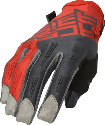 Produktbild von Acerbis MX X-H Motorrad Handschuhe, grau/rot, L