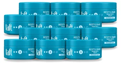 Zdjęcie produktu dla 12 sztuk Taft Stylingpaste Herstylebaar - elastyczne utrwalenie - 150 ml - zestaw ekonomiczny