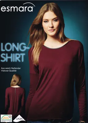 Produktbild von Esmara Long Shirt Violett L 44/46