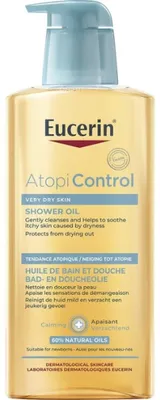 Immagine prodotto di Eucerin Atopi Control, Crema, Adatta a pelli sensibili, Allevia il prurito, Detergente, Idratante, Adatta a tutti i tipi di pelle, 400 ml, Contiene glicerina e olio di soia