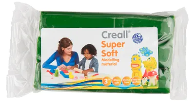 Produktbild von Creall Supersoft Knetblock 500g Grün