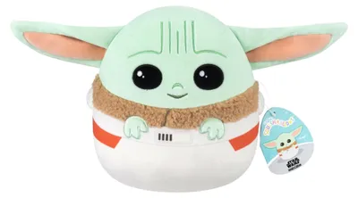 Produktbild von Squishmallows SQDI02185 - Star Wars - Grogu im Carrier 20 cm