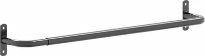 Image de vidaXL Porte tapis de selle noir fer