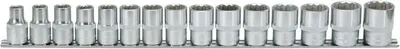Obrázek produktu pro KS TOOLS 1/2" sada šestihranných nástrčných hlavic 15 ks 10-24 mm - 911.1285