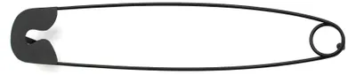 Produktbild von DanDiBo Design Handtuchhalter Handtuchstange Sicherheitsnadel 62 cm Garderobe Wand Büro Schwarz Metall Flur DIY