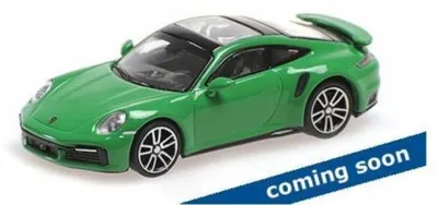 Immagine prodotto di Minichamps 1:87 PORSCHE 911 (992) TURBO S - 2020 - VERDE 870069070