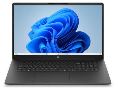 Image de Ordinateur portable HP OmniBook 3, modèle 17-dp0131ng, processeur AMD Ryzen™ 3, écran 43,9 cm (17,3 pouces), résolution 1920 x 1080 pixels, 8 Go de mémoire, disque SSD de 512 Go, système d'exploitation Windows 11 Home