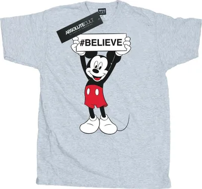 Produktbild von Disney - "Believe" T-Shirt für Herren BI39699 (M) (Grau)