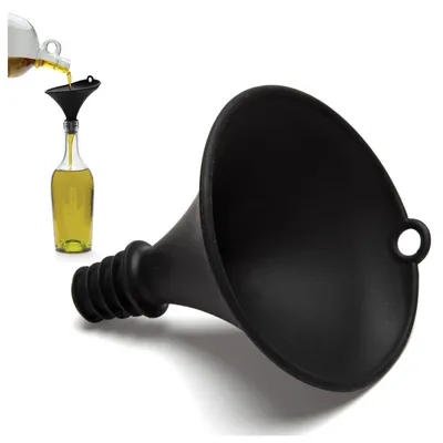 Produktbild von Silikontrichter freihändig zum Befüllen von Flaschen und Behältern | Küche & Haushalt | 11,5 cm