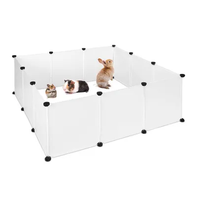 Produktbild von relaxační skříň pro volný výběh bílá 110,0 x 110,0 x 54,0 cm