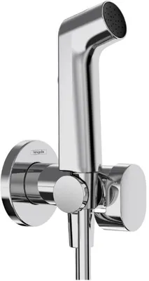 Obrázok produktu pre Hansgrohe Bidette ručná sprcha 1-jet S EcoSmart pre teplú vodu s držiakom sprchy a sprchovou hadicou 125 cm, 29232000