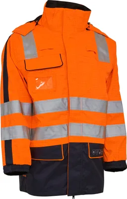 Produktbild von ELKA Securetech Multinorm Störlichtbogen Parka Warnorange/Marine M