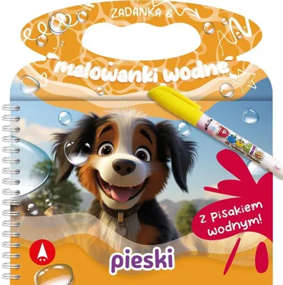 Obrázek produktu pro Úlohy a omalovánky s vodovými barvami. Pejskové – Wioleta Żyłowska