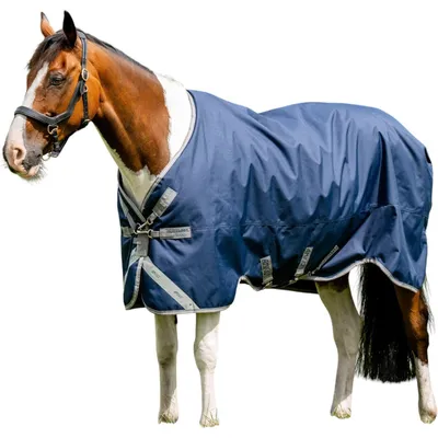 Produktbild von Horseware Ireland Outdoordecke 50g + 100g + 200g Liner Amigo® Bravo 12 Bundle Weidedecke Navy/Titanium Grey & Silver 125 (5'9)
