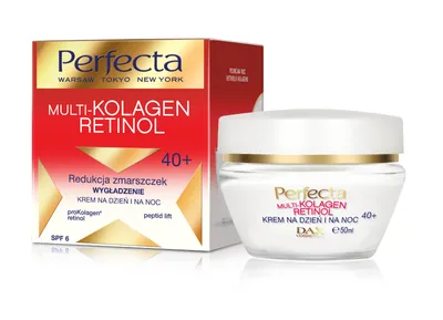 Image de Perfecta Multi-Kolagen Retinol 40+ Wrinkle Reducing Smoothing Day & Night Cream 50ml