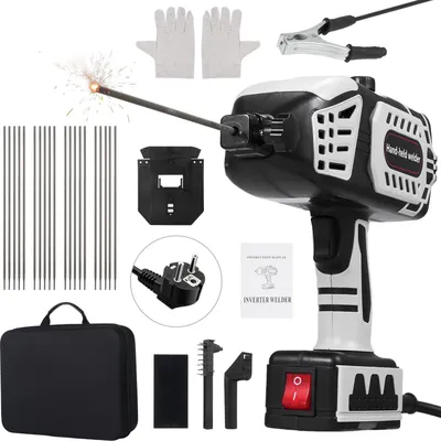 Produktbild von Handschweißgerät, IGBT-Inverter, stufenlose Stromregelung, schwarz