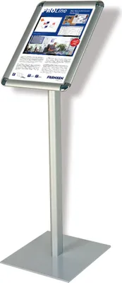 Produktbild von Franken BS0901, Informationsstand, A4, Aluminium, Silber, Senkrecht, 800 mm