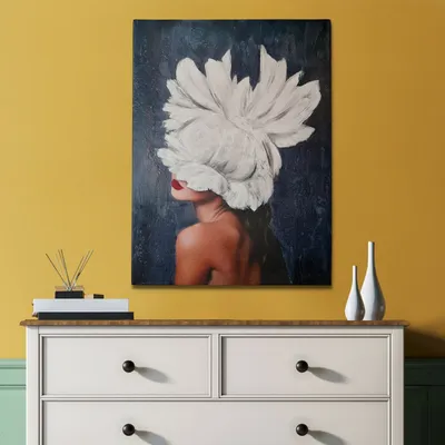 Produktbild von Wallity, OP7436502942969- HND1153, Bunt, Leinwandbilder, 50 x 70 cm, 100% Leinwand