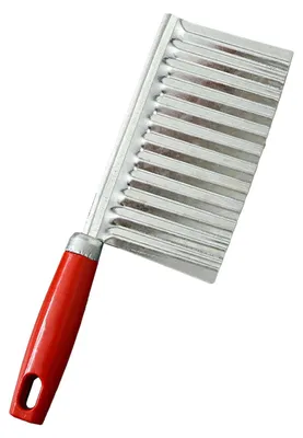Produktbild von Kartoffel-Wellenschneider, Schneidwerkzeug, rostfrei, leicht zu reinigen, Edelstahl-Wellenmesser für die Küche