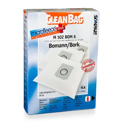 Zdjęcie produktu dla SCANPART 2682284002, Worek na kurz, Cylinder próżniowy, Biały, Pudełko, 4 szt.