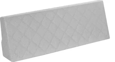 Produktbild von Pillows24 - Palettenkissen - Rückenkissen 120x40 | Gesteppte Palettenauflage - UV- & Wasserfest mit Abnehmbare Bezüge - Outdoor/Indoor, Grau