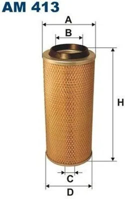 Zdjęcie produktu dla Filtr Powietrza Filtron Na 413