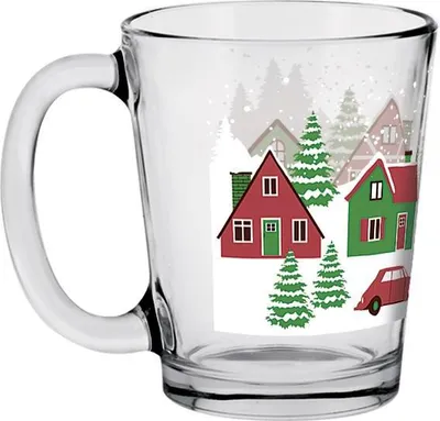 Zdjęcie produktu dla Nadia Decor Kubek Śnieżna Wioska 310Ml