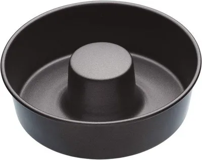 Zdjęcie produktu dla Forma do ringkuchena Unyqoos® wykonana ze stali węglowej o grubości 1 mm, w kolorze szarym – forma do savarinu odporna na korozję, z podwójną powłoką antyadhezyjną (bez PTFE, PFOA i BPA)