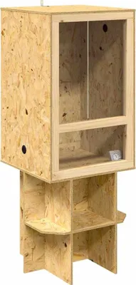 Produktbild von vidaXL Terrarium Braun 50 x 50 x 130 cm OSB