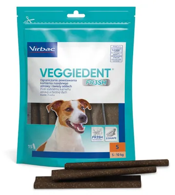 Produktbild von Veggiedent Fresh S (5–10 kg) – Leckerli für Hunde – 456 g