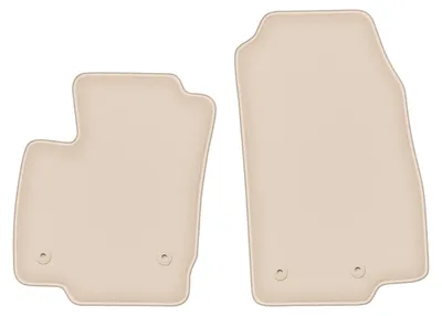 Produktbild von DURBAN Beige Velours-Fußmatten vorne für Ford B-MAX Minivan (2012-2017)