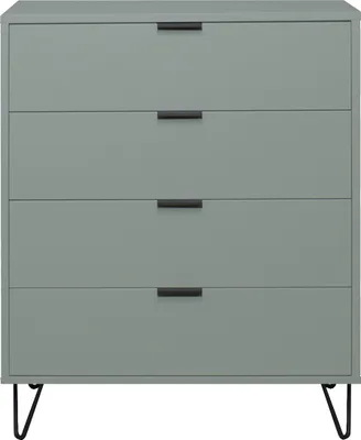 Produktbild von Kommode >Bonnie< in pine green matt lack - 81x100x45cm (BxHxT)