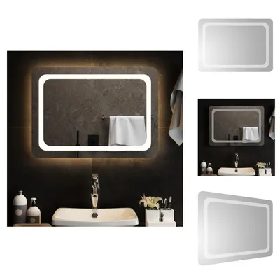 Image de vidaXL Miroir de salle de bain LED 70x50 cm - miroir