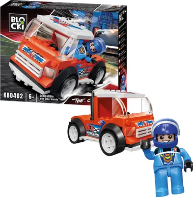 Produktbild von BLOCKI LKW Lastkraftwagen Truck Schlepper Bausatz Spielzeug 109 Teile