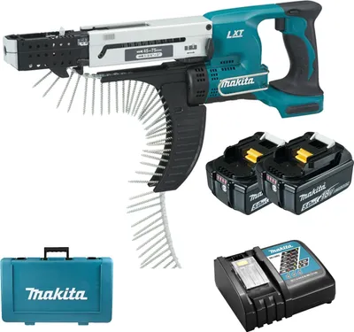 Produktbild von Makita DFR750RTE, Schwarz, Blau, 4000 RPM, 4,2 mm, Akku, 18 V, 0,75 h