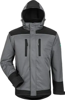 Produktbild von Wintersoftshelljacke Ajax Gr.L grau/schwarz ELYSEE